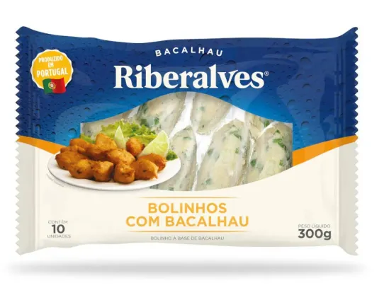 Bolinho Riberalves 300g Bacalhau