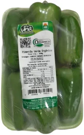 Pimentao Verde Rio De Una 350g Organico