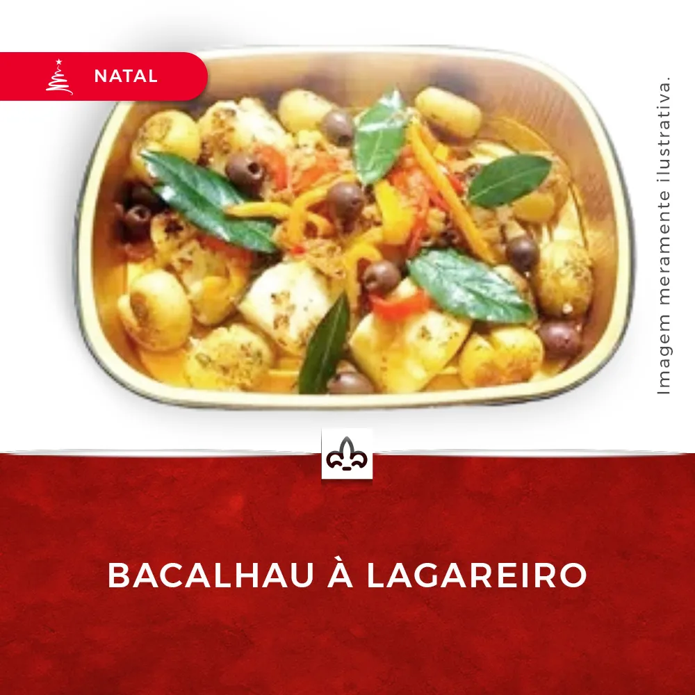 Bacalhau à Lagareiro 1kg Natal