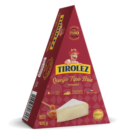 Queijo Brie Tirolez 125g Fracao