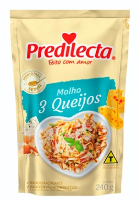 Molho Predilecta 3 Queijos 240g