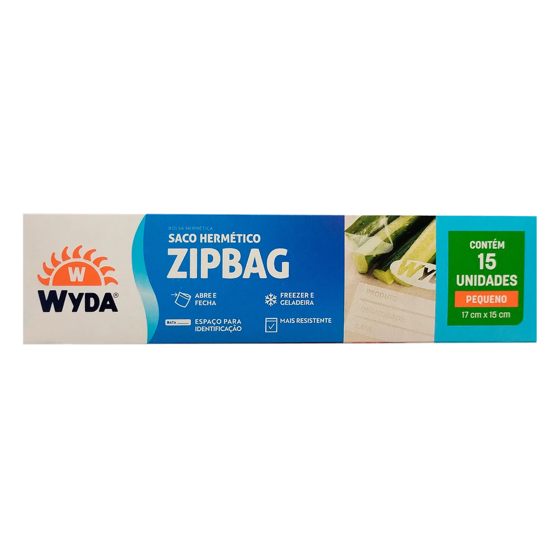 Saco Pra Alimento Wyda Und Zip Tam p
