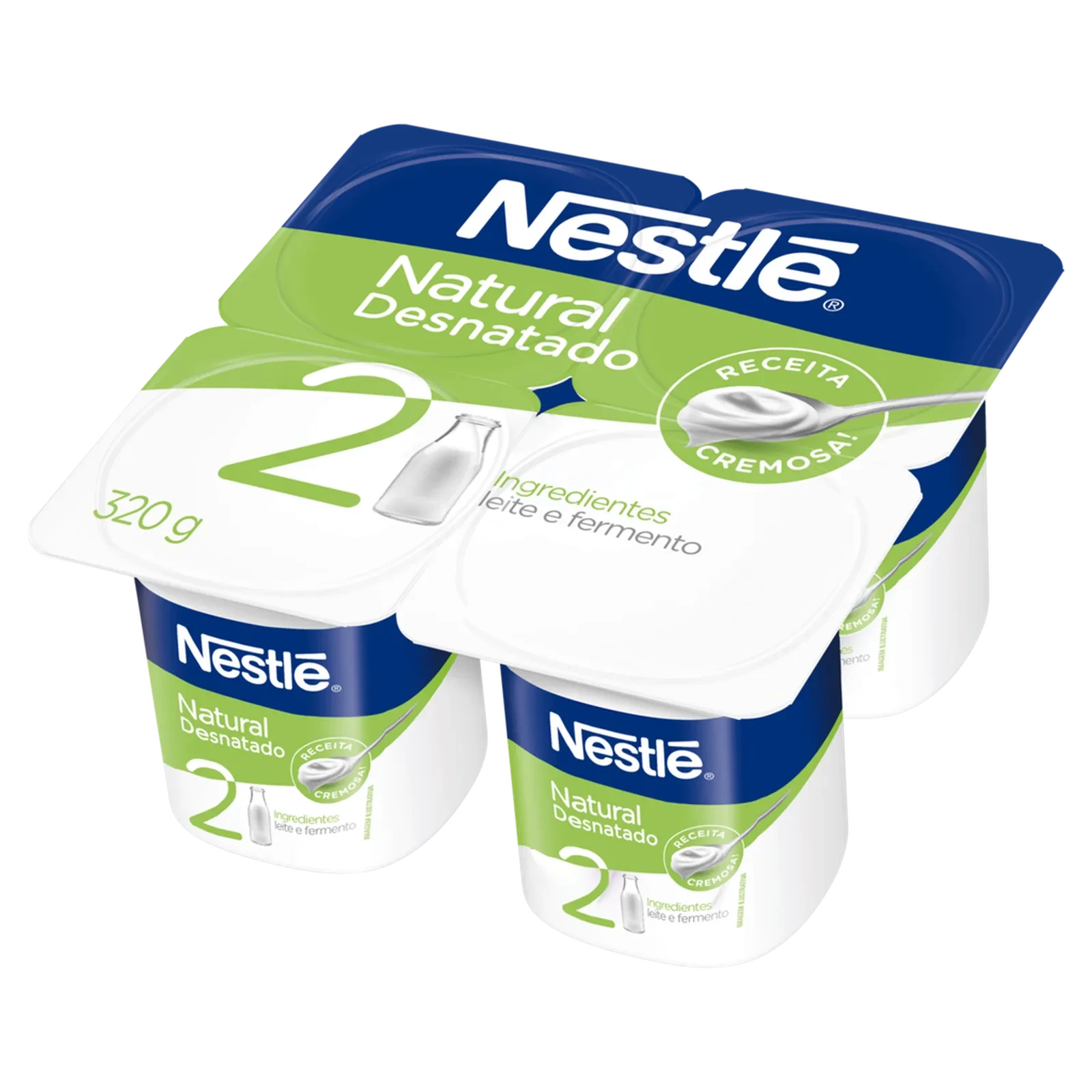 Iogurte Nestlé Natural Desnatado 320g