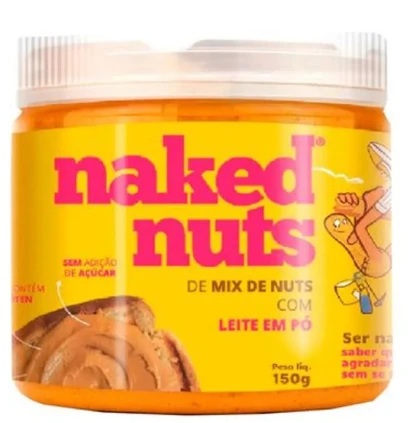 Pasta Naked Nuts 150g de Mix com Leite em Po
