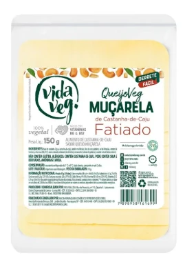 Queijo Mussarela Vida Veg 150g Cast Caju