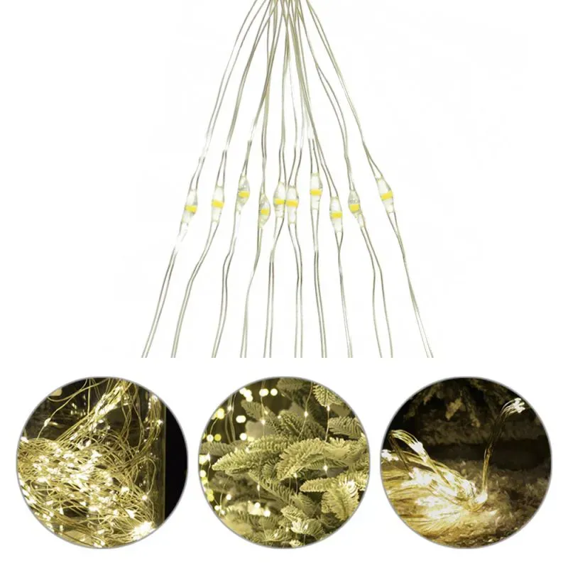 Fio De Fada Dea 200 Led Bivolt Nao Pisca Branco Quente 2M