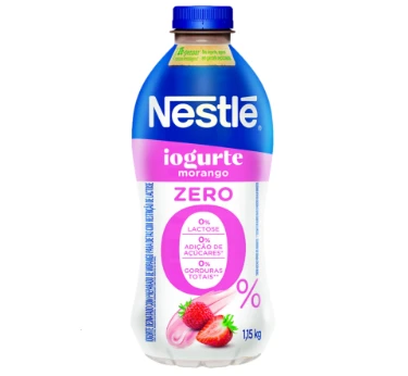 Iogurte Nestle Desnatado 1150g Morango Zero Lactose