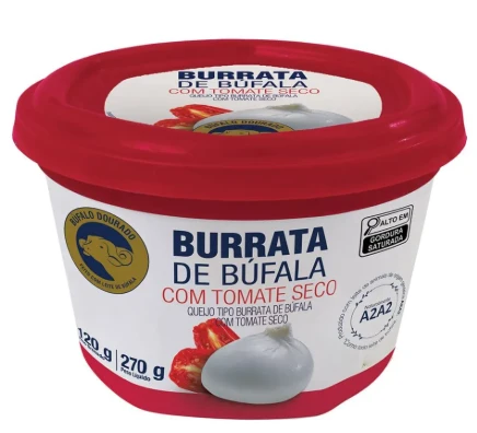 Burrata Bufalo Dourado Tomate Seco 120g