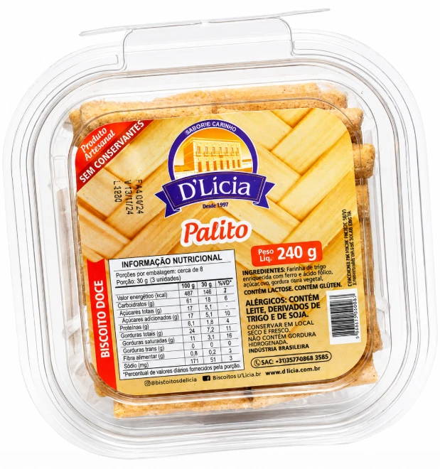 Biscoito Dlicia Palito 240g