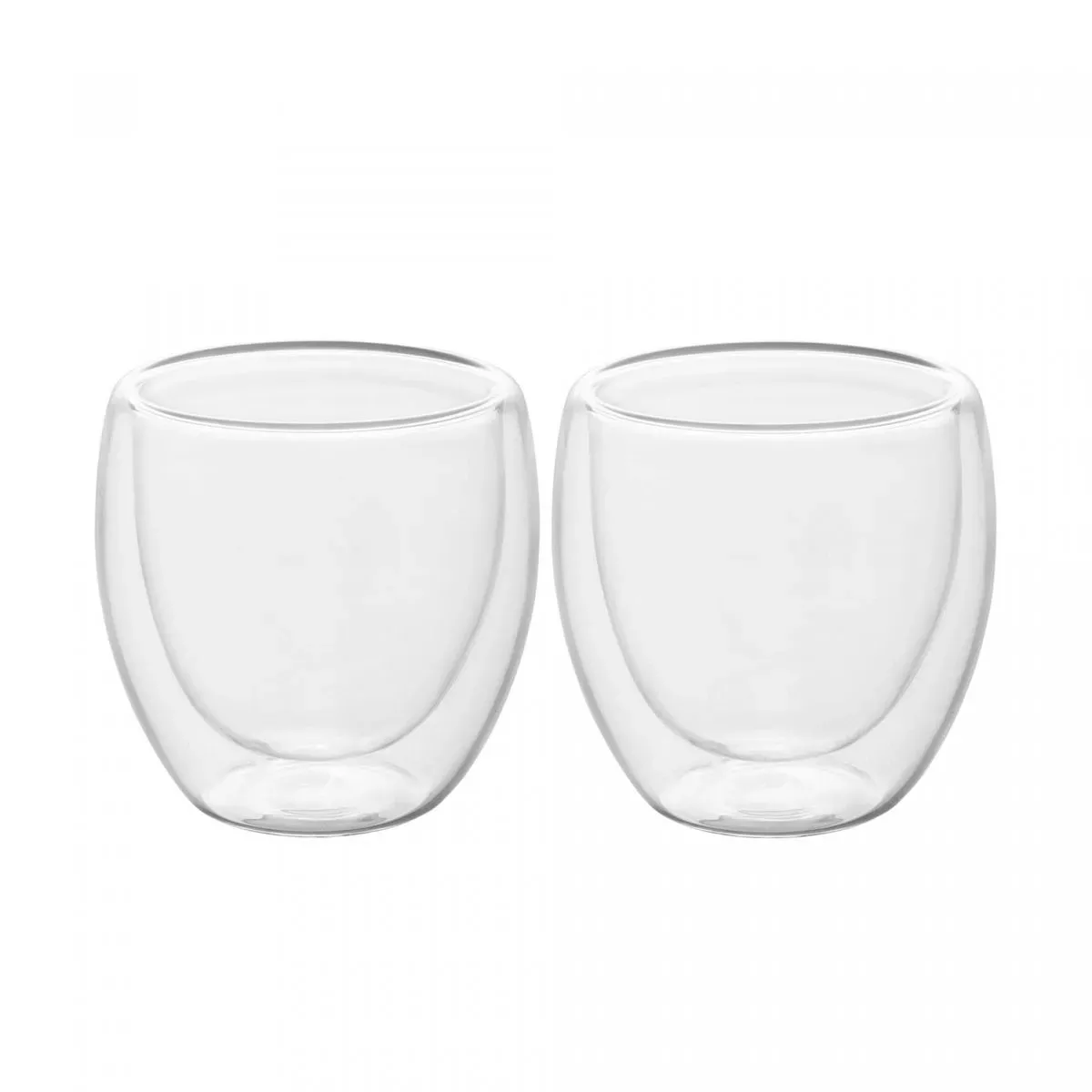 Jg De Copos Lyor Para Cafe De Vidro Borossilicato Parede Dupla 100Ml und
