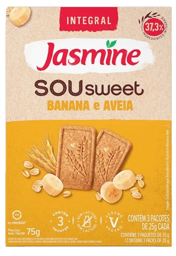 Bisc Inte Jasmine 75g Banana Aveia S Swt