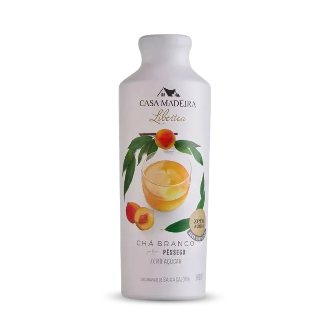 Chá Branco Casa Madeira Pêssego 500 ml