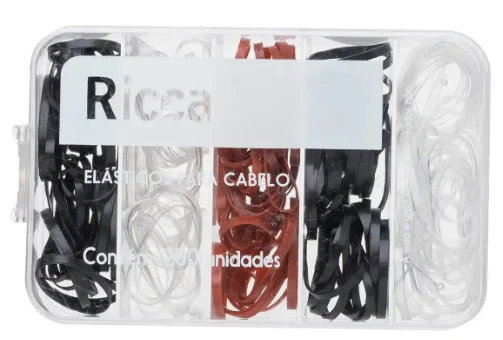 Elastico Ricca Invisiveis Com Case 200pc