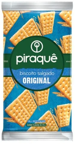 Biscoito Piraque 138g Original