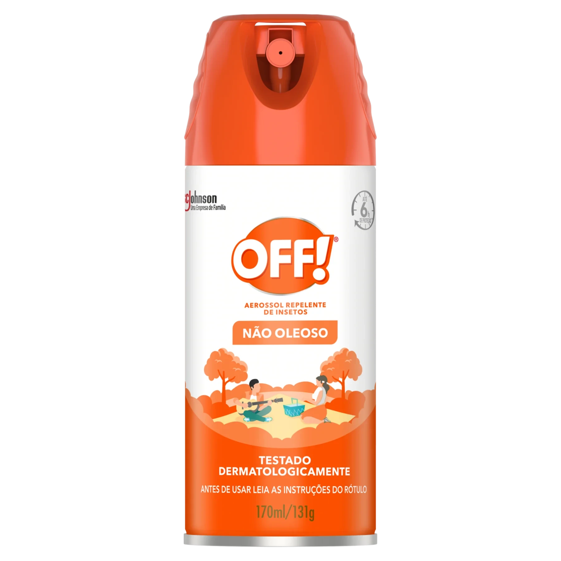 Repelente Aerossol Off Frasco 170ml Spray