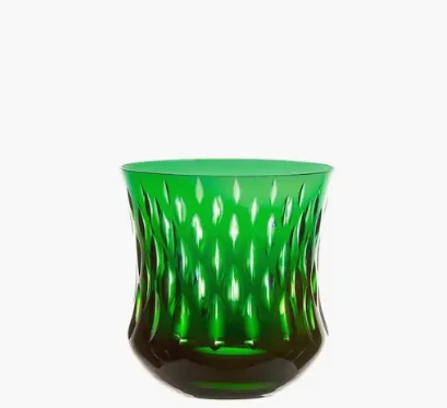 Copo de cristal on the rocks verde escuro Strauss 325ml Unidade