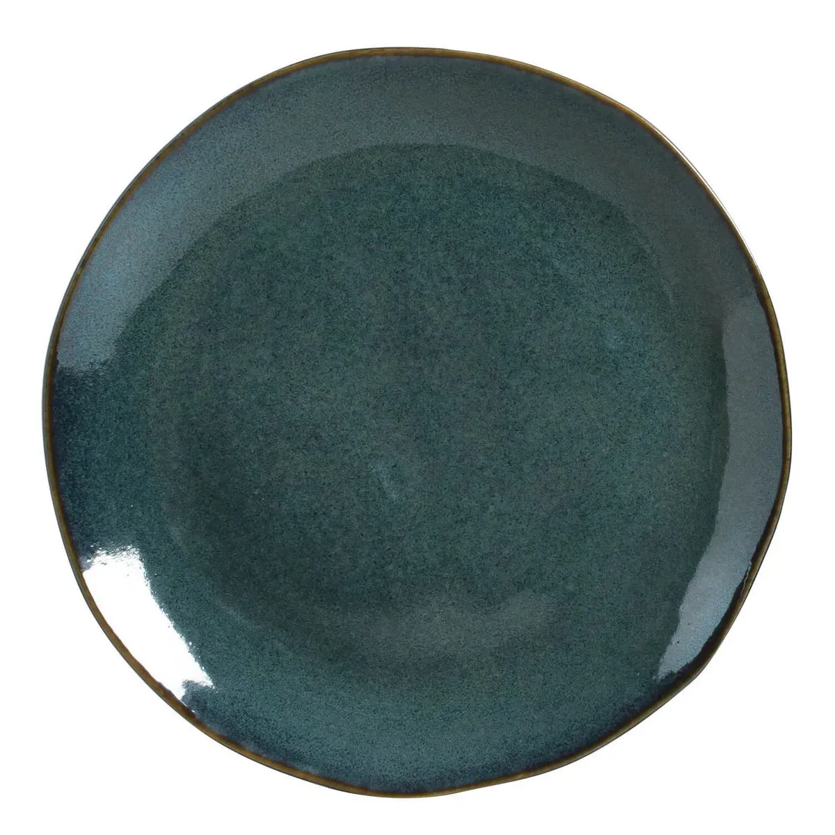 Prato Raso Porto Brasil Organico 26,5cm Oceano