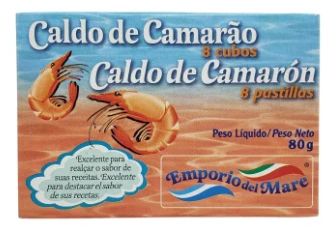 Caldo de Camarão Tabletes
 80g