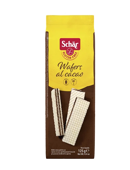 Biscoito Schar Wafer Al Cacao 125g