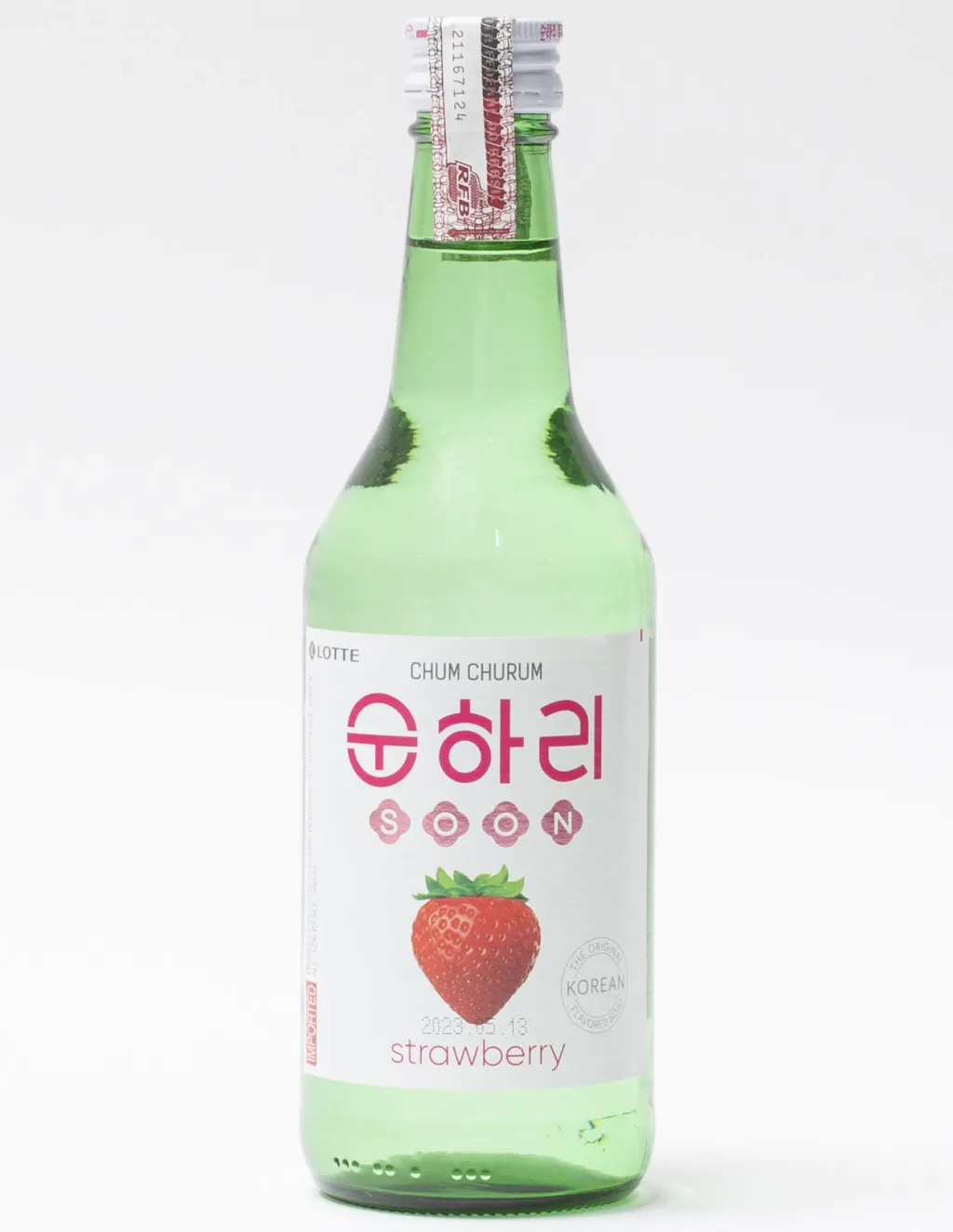 Soju Coreano Chum Churum 360ml Morango